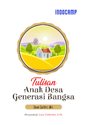Sampul buku Tulisan anak desa ge...