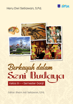 Sampul buku Berkayuh Dalam Seni ...